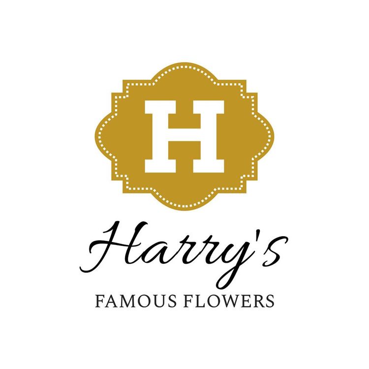 The logo for Harry's Famous Flowers.