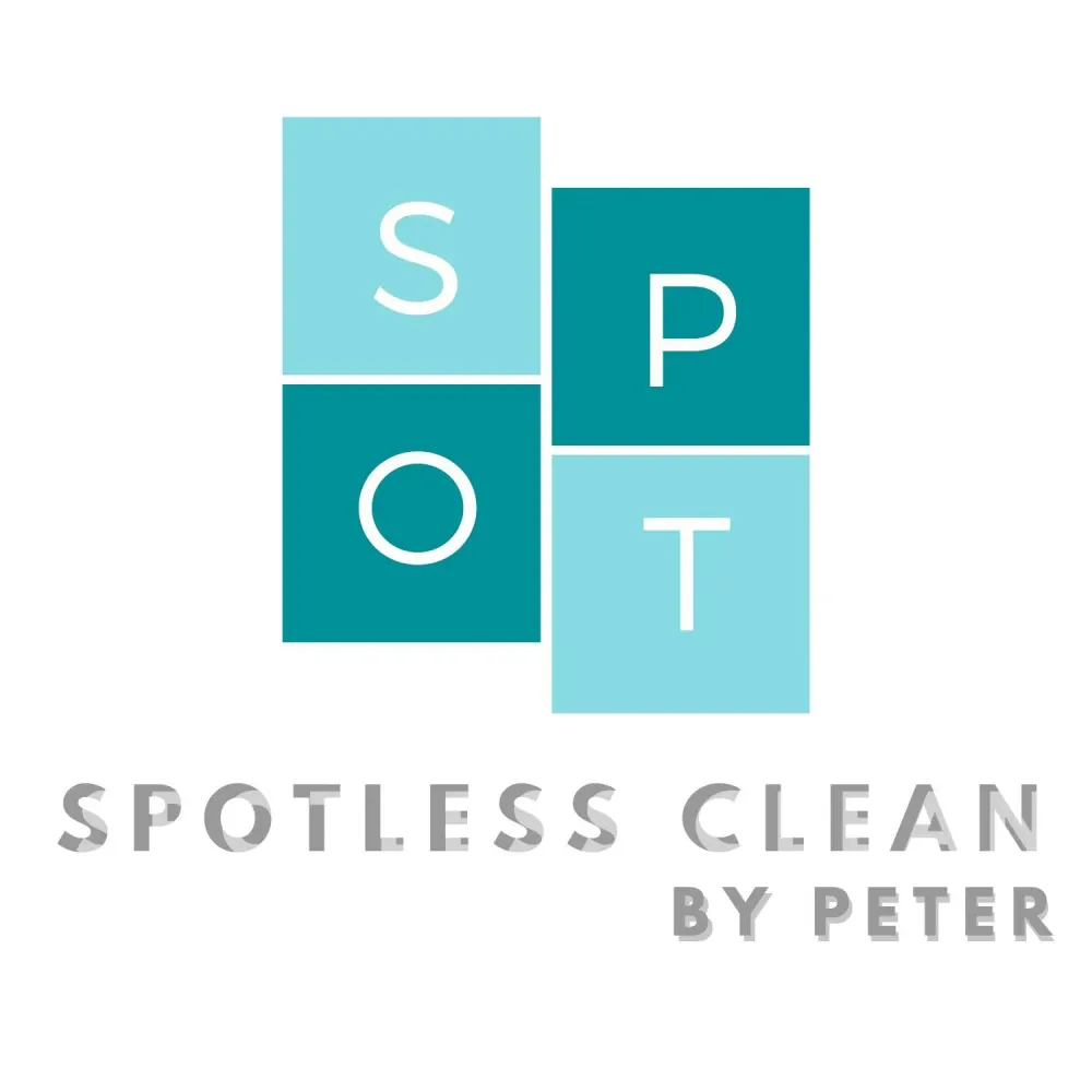 The logo for Spotless Clean by Peter.