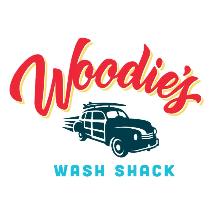 The logo for Woodie's Wash Shack.