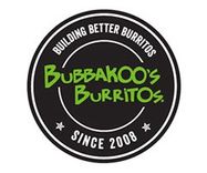 The logo for Bubbakoo's Burritos.  