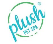 The logo for Plush Pet Spa.  