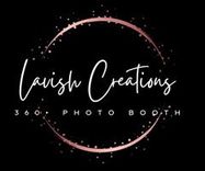 The logo for Lavish Creations 360 Photo Booth.  