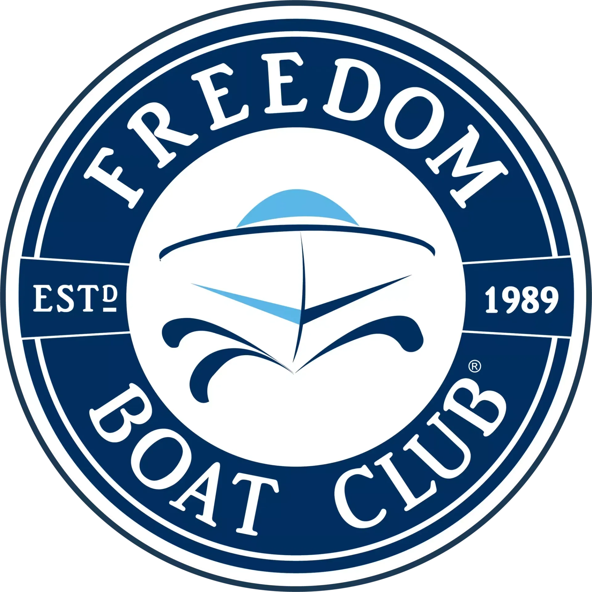 The logo for Freedom Boat Club.