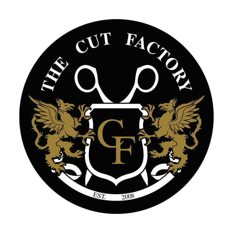 The logo for The Cut Factory.