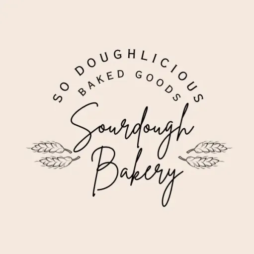 The logo for So Doughlicious Sourdough Bakery.