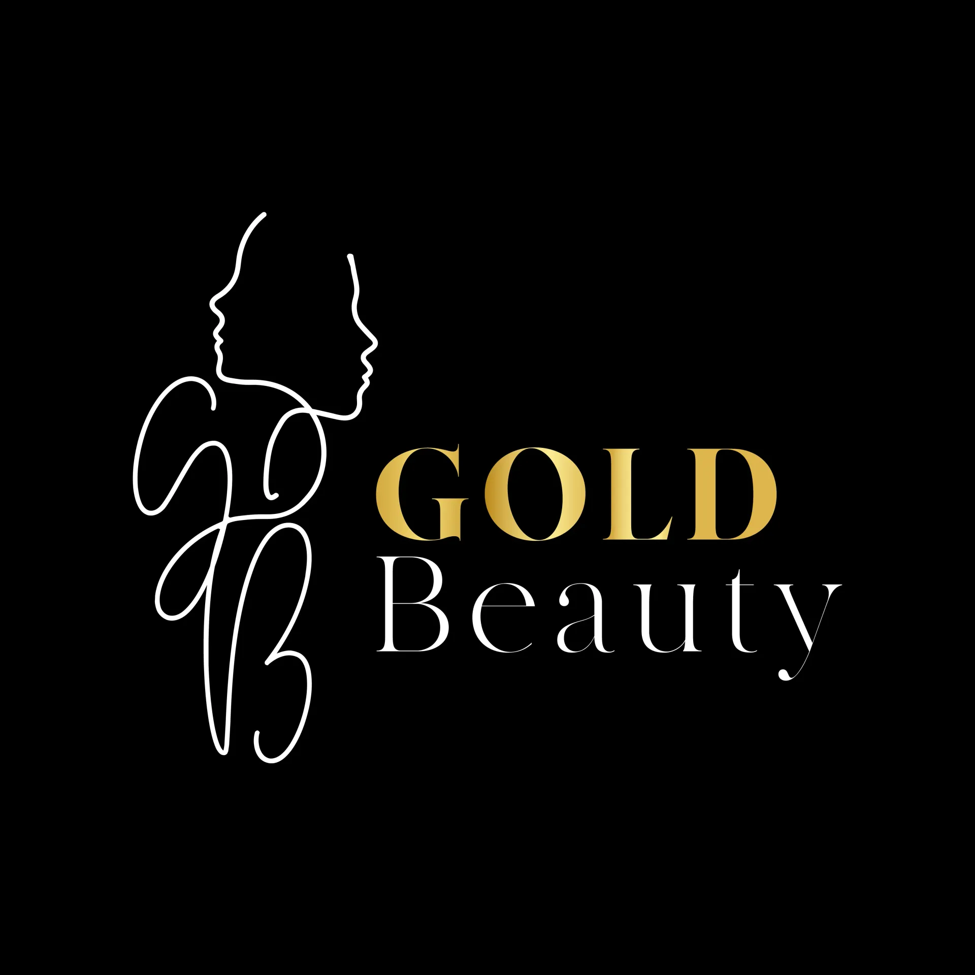 The logo for Gold Beauty.