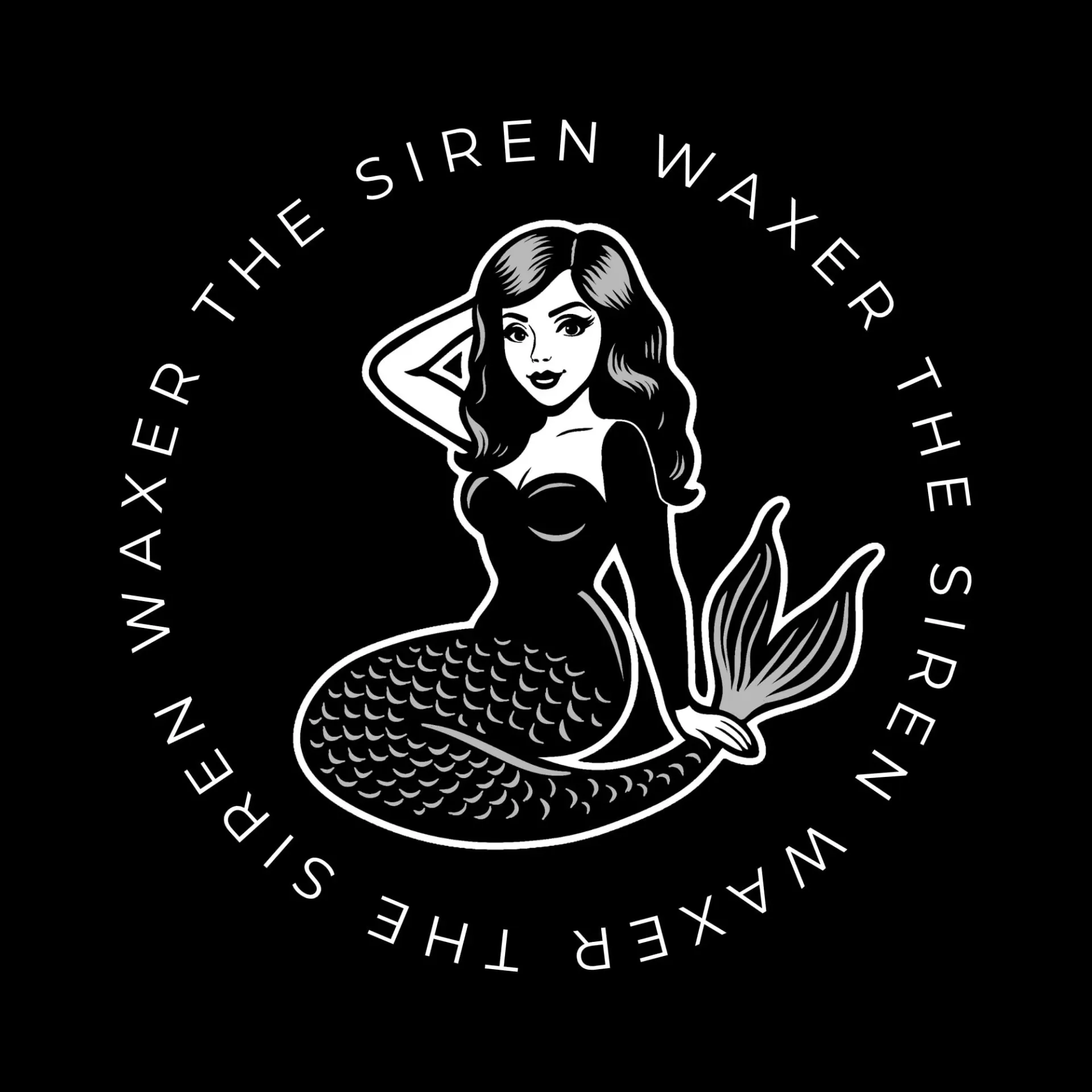 The logo for The Siren Waxer.