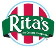 The logo for Rita's .