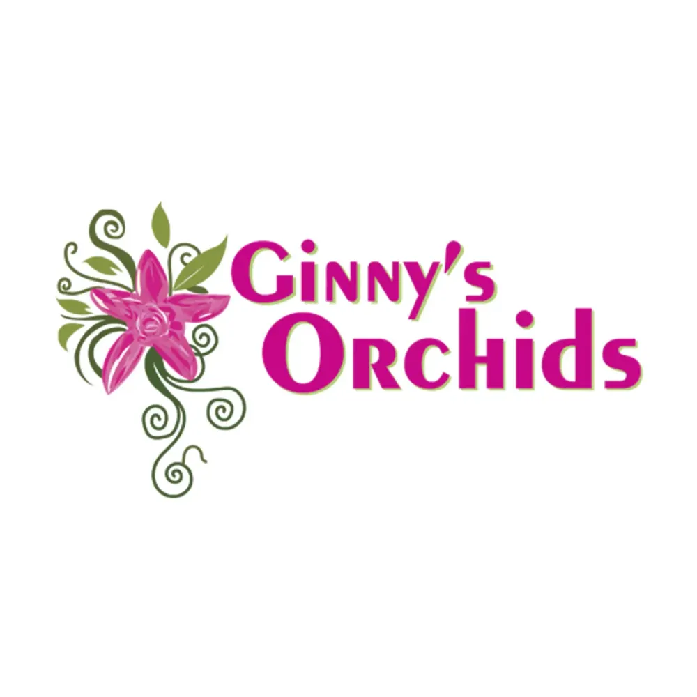 The logo for Ginny's Orchids.