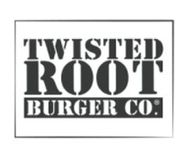 The logo for Twisted Root Burger Co. 