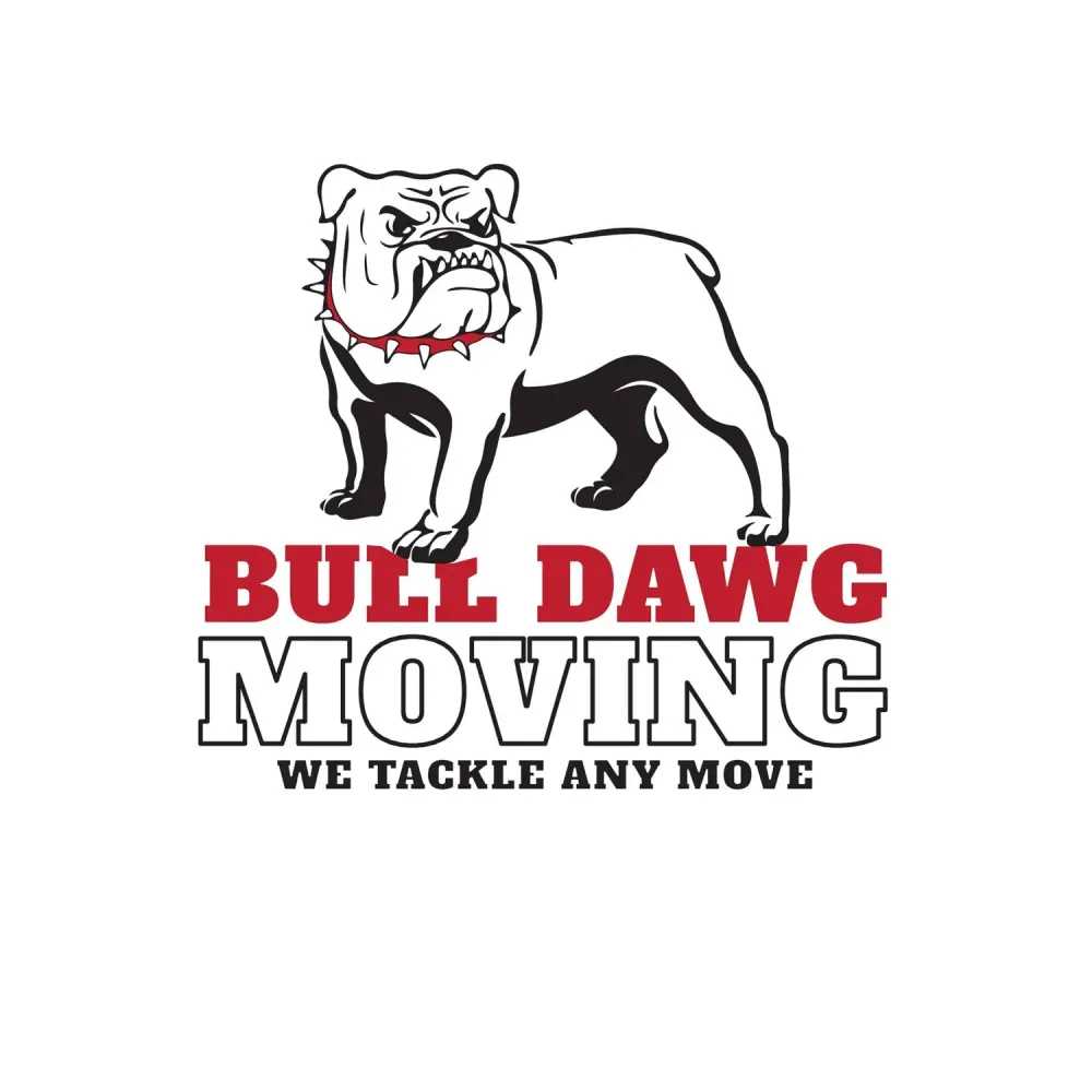 The logo for Bull Dawg Moving.