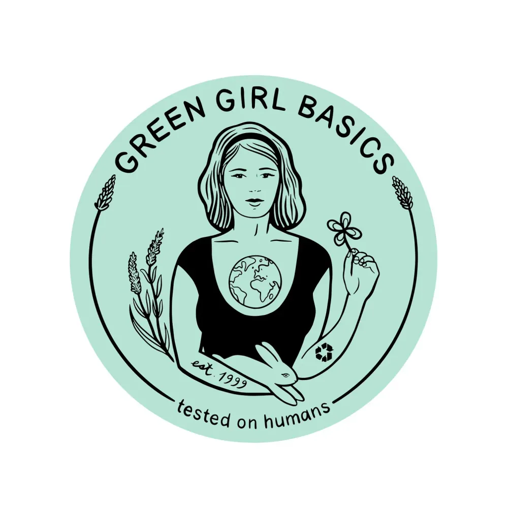 The logo for Green Girl Basics.