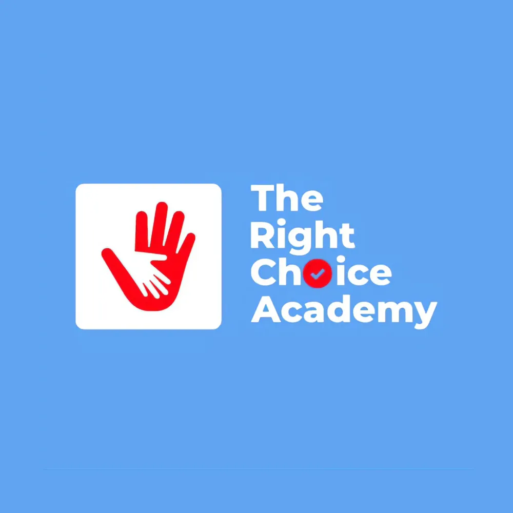 The logo for The Right Choice Academy.