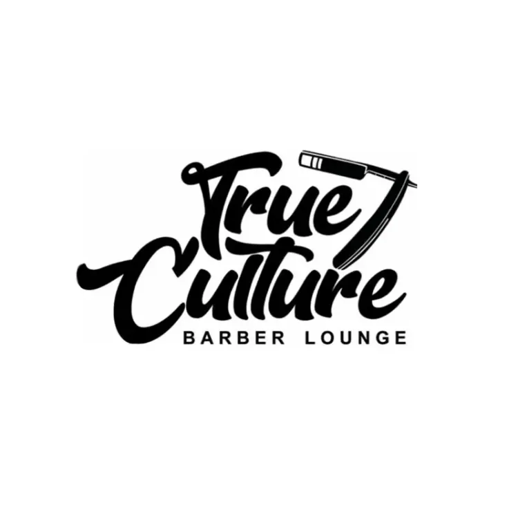 The logo for True Culture Barber Lounge.