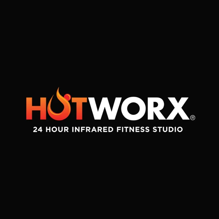 The logo for HOTWORX 24-Hour Infrared Fitness Studio.