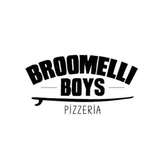 The logo for Broomelli Boys Pizzeria.