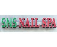 The logo for SNS Nail Spa