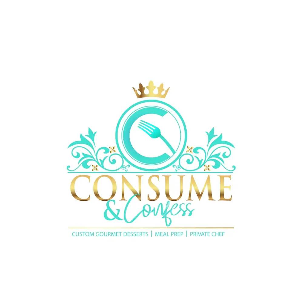 The logo for Consume & Confess.