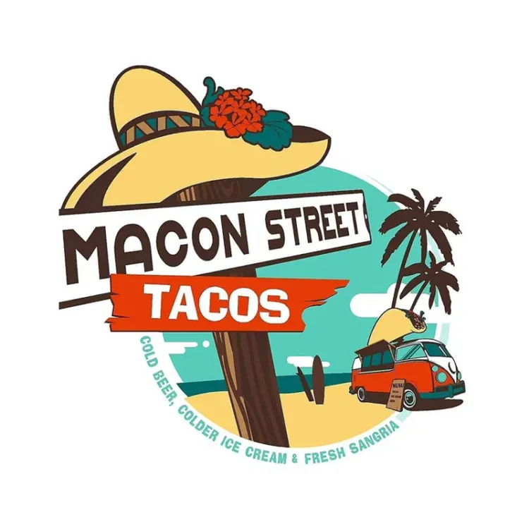 The logo for Macon Street Tacos.