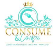 Consume & Confess Custom Gourmet Desserts logo