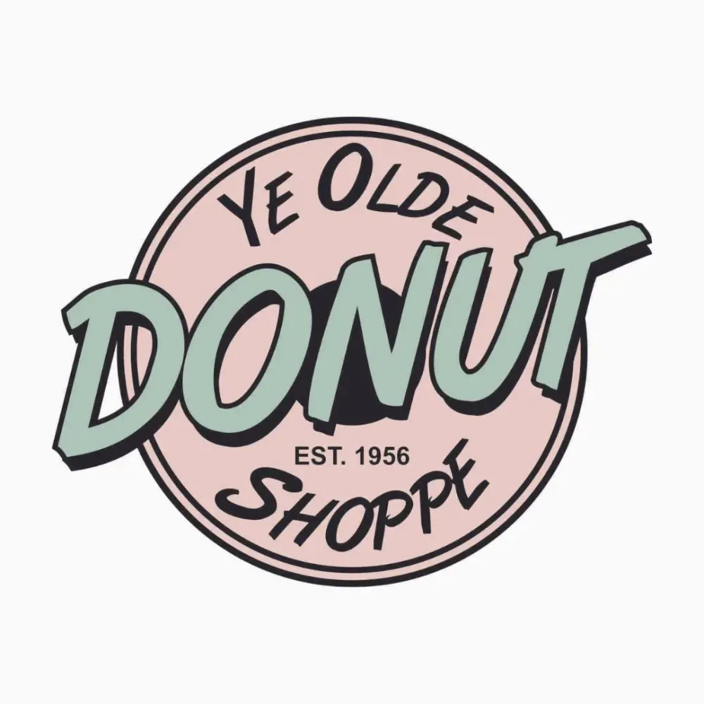 The logo for Ye Old Donut Shoppe.