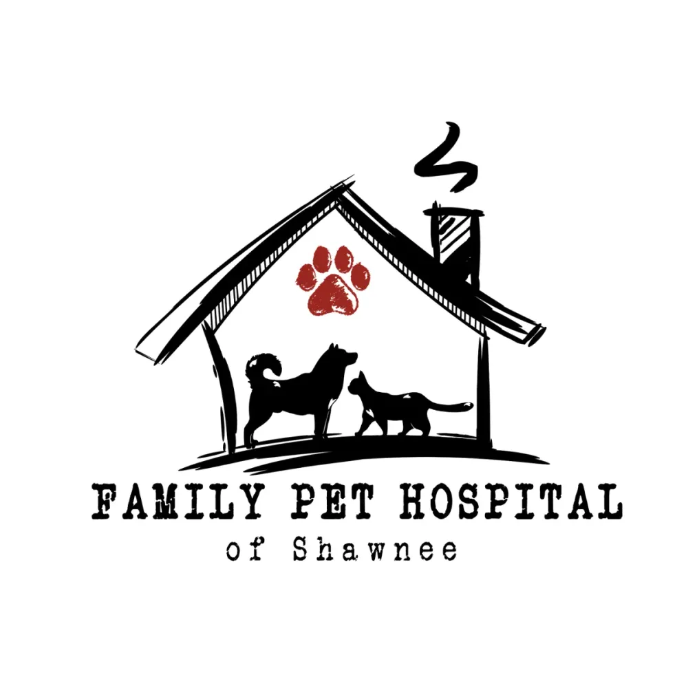 The logo for Family Pet Hospital of Shawnee.