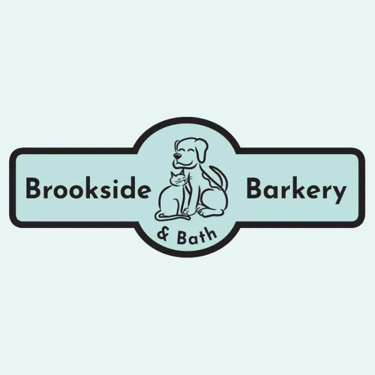 The logo for Brookside Barkery.