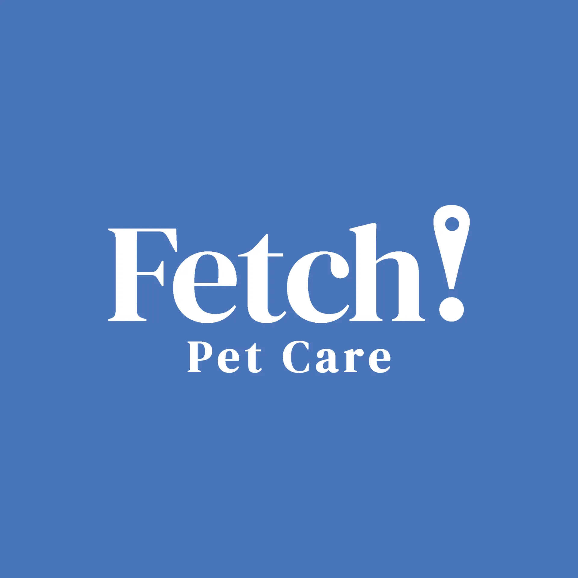 The logo for Fetch!