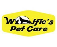 The logo for Wolfie's Pet Care.