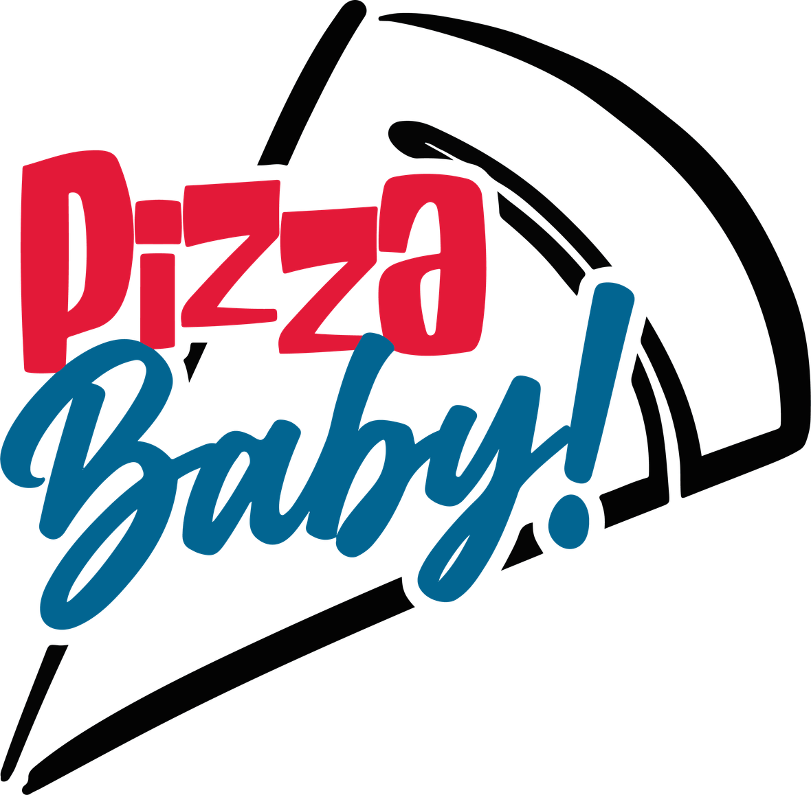 The logo for Pizza Baby! 