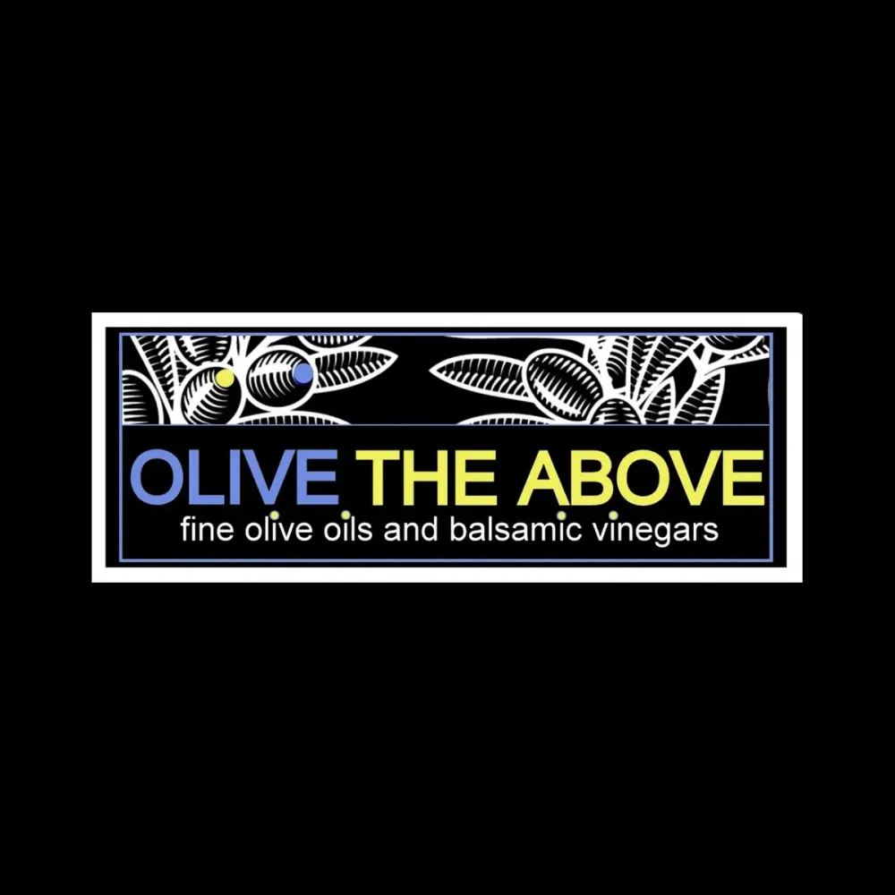 The logo for Olive the Above.