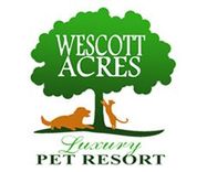 The logo for Westcott Acres Pet Resort